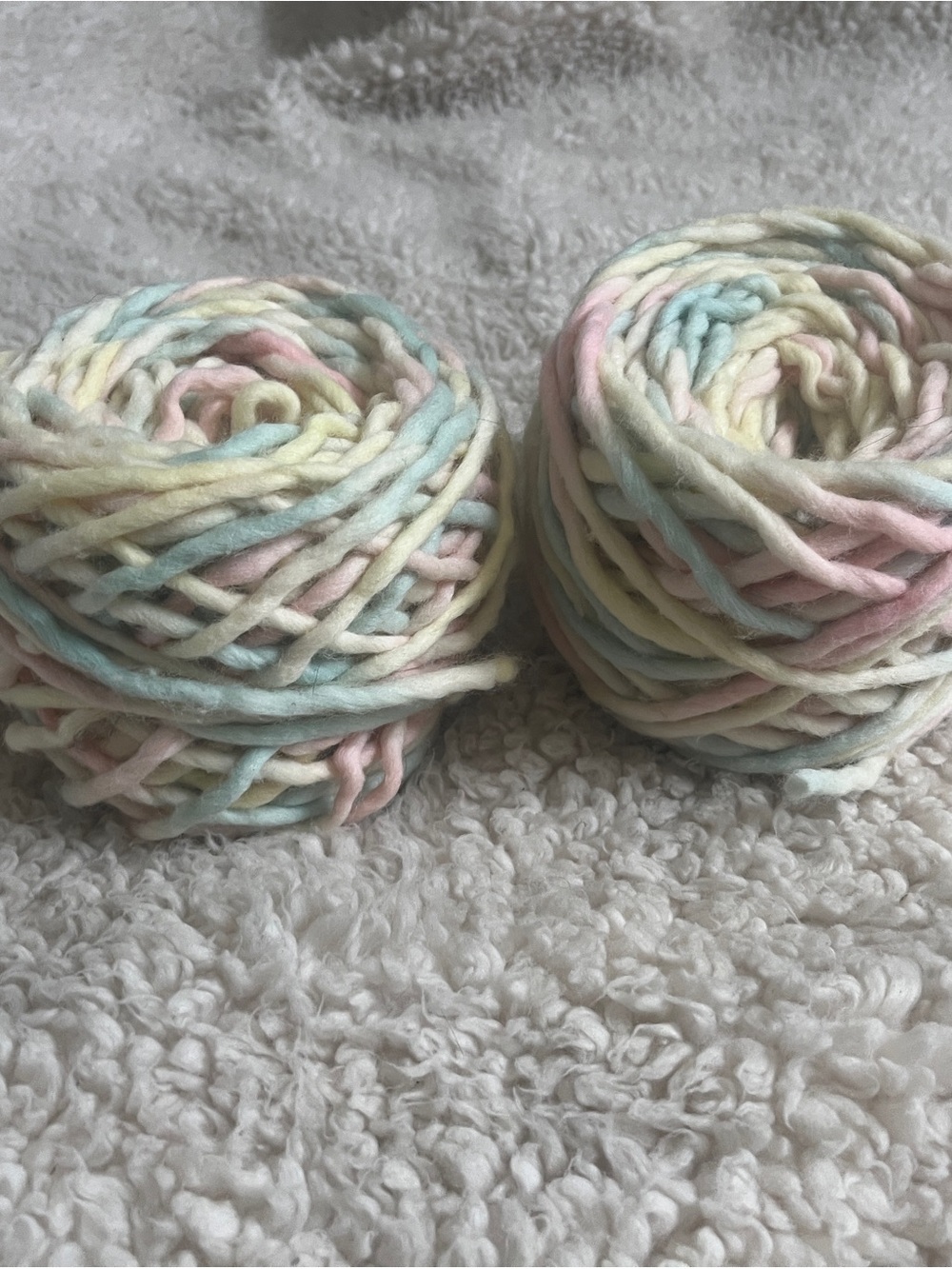 We are Knitters The Wool in Marshmallow Pastel Bulky Yarn - 2 Cake Bundle - Picture 3 of 5